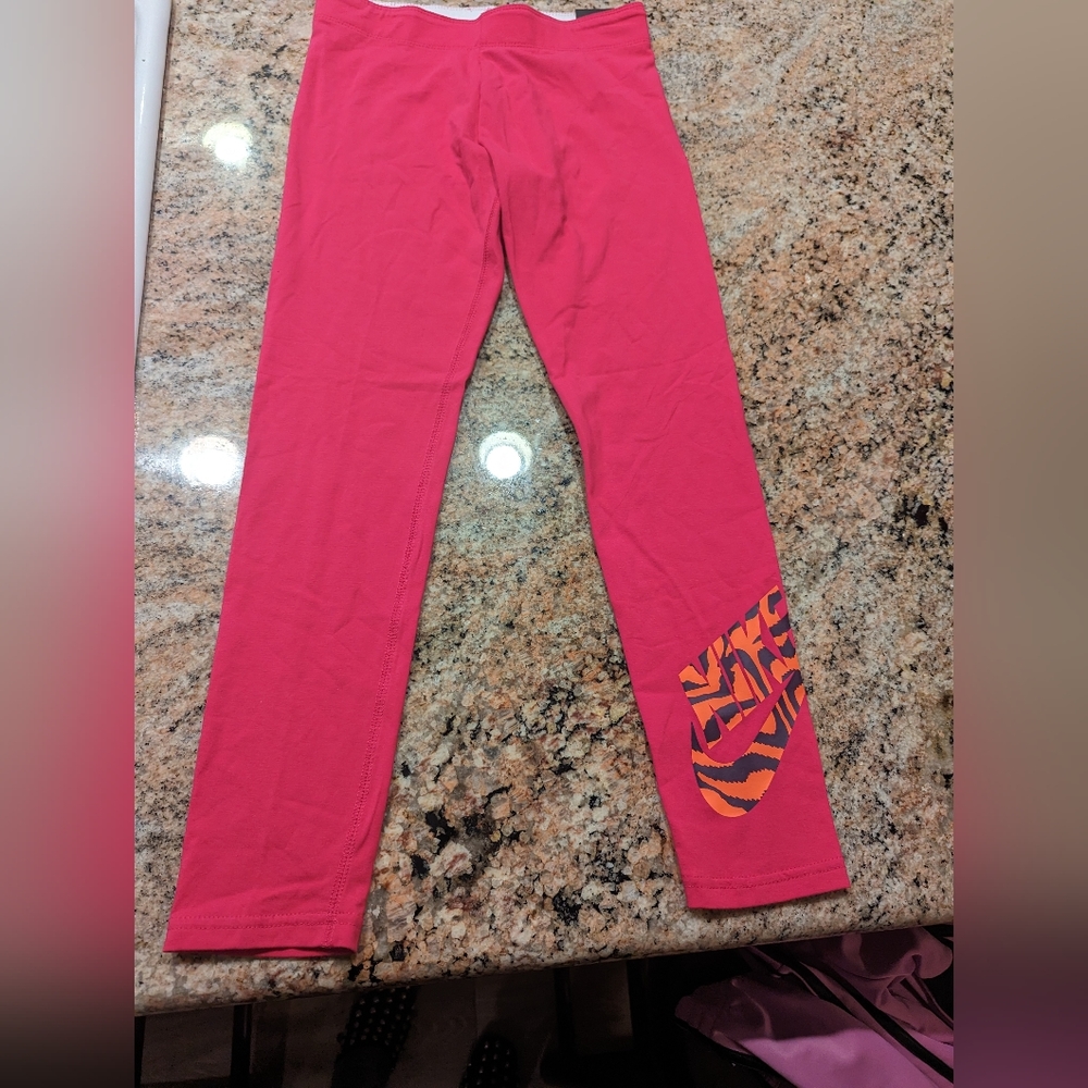Nike tights with animal print size L